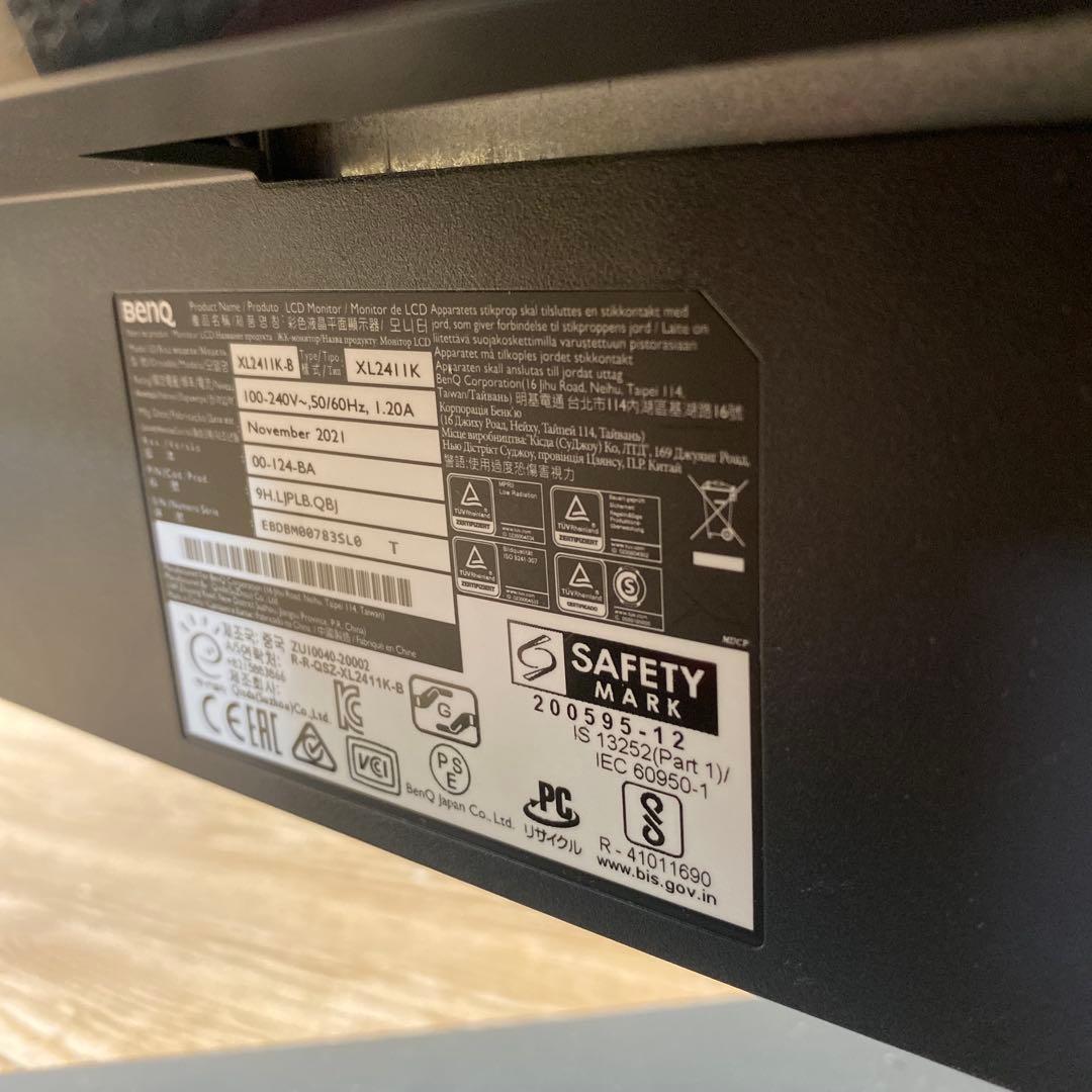 BenQ Japan ZOWIE XL2411K-Bゲーミングモニター (美品)