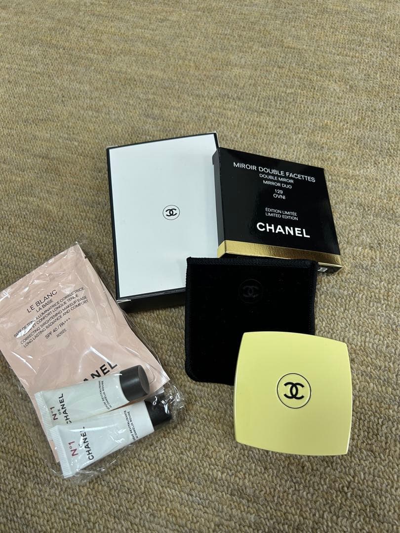 シャネル ミロワール ドゥーブル ファセット 129 オヴニー おまけつき