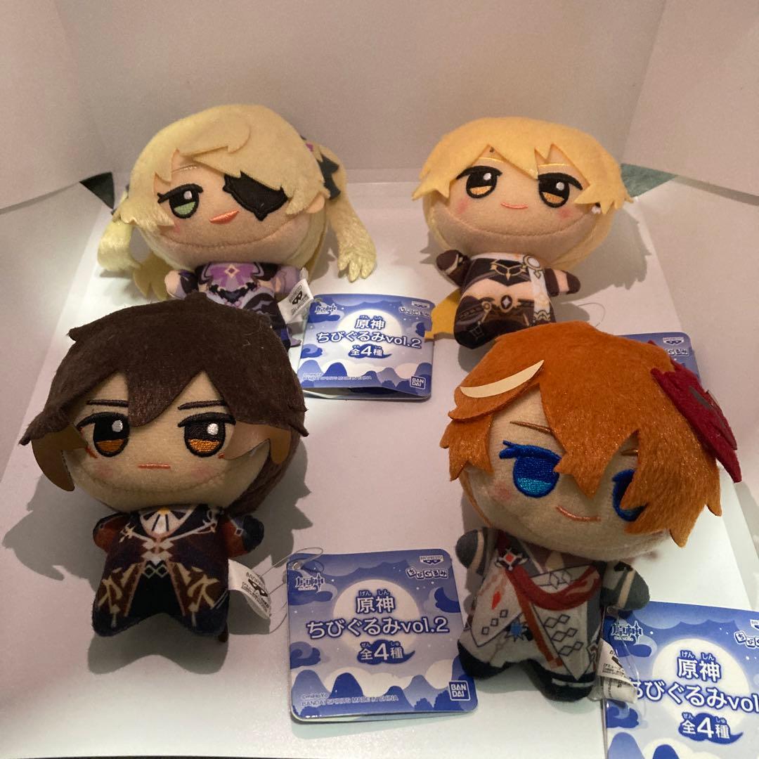 原神ちびぬいぐるみ4つセット