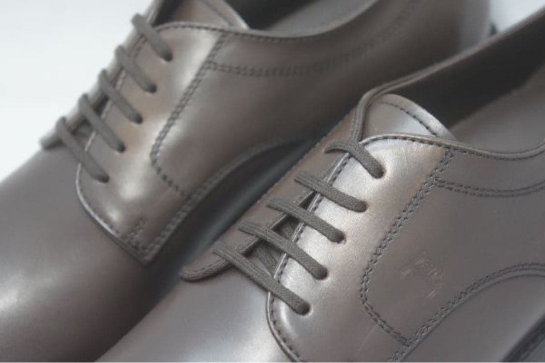 フォロー割 TOD'S トッズ ゴンミーニ プレーントゥ 8 T.MORO 茶