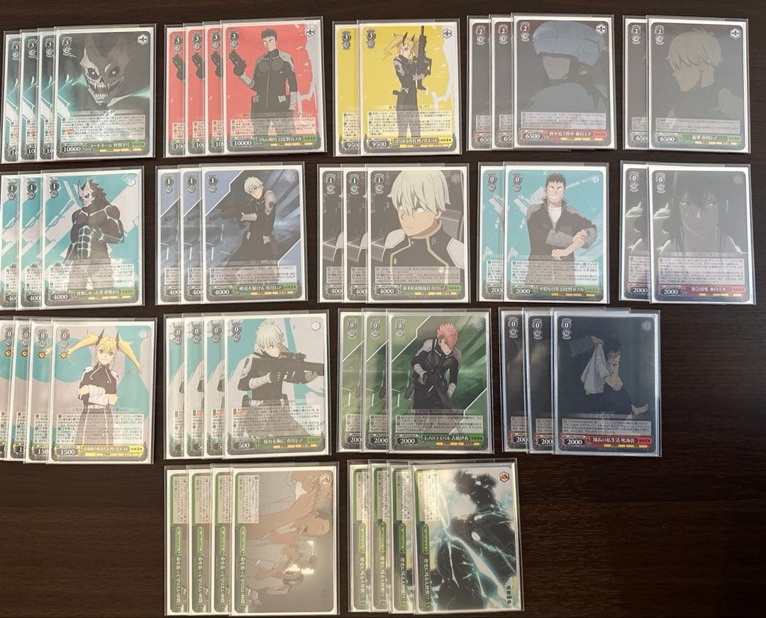 ヴァイス 怪獣8号 デッキ3つ 調整パーツおまけ付き