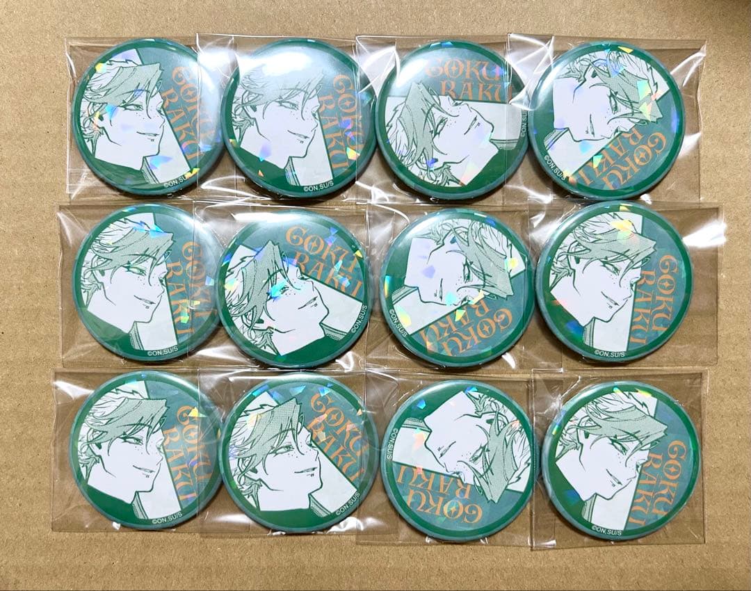 【バラ売り可】魔男のイチ ゴクラク ホログラム缶バッジ 12点 まとめ売り