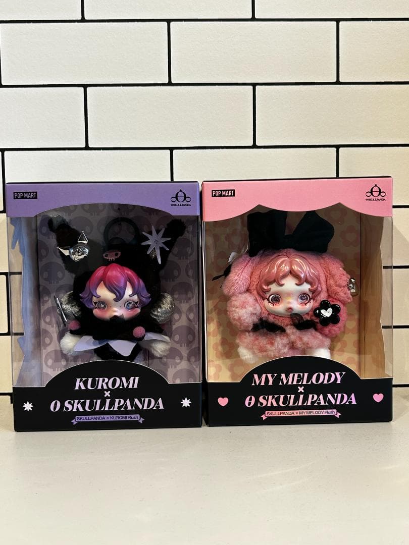 そ*ら様 ポップマート スカルパンダ x クロミ x マイメロディ ぬいぐるみペ