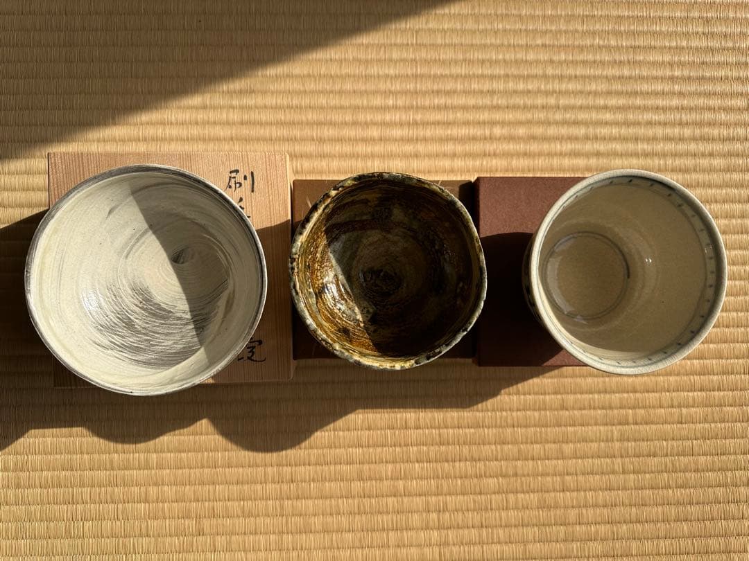 【最終処分値下げ】【25日までの出品】抹茶碗　3点セット②