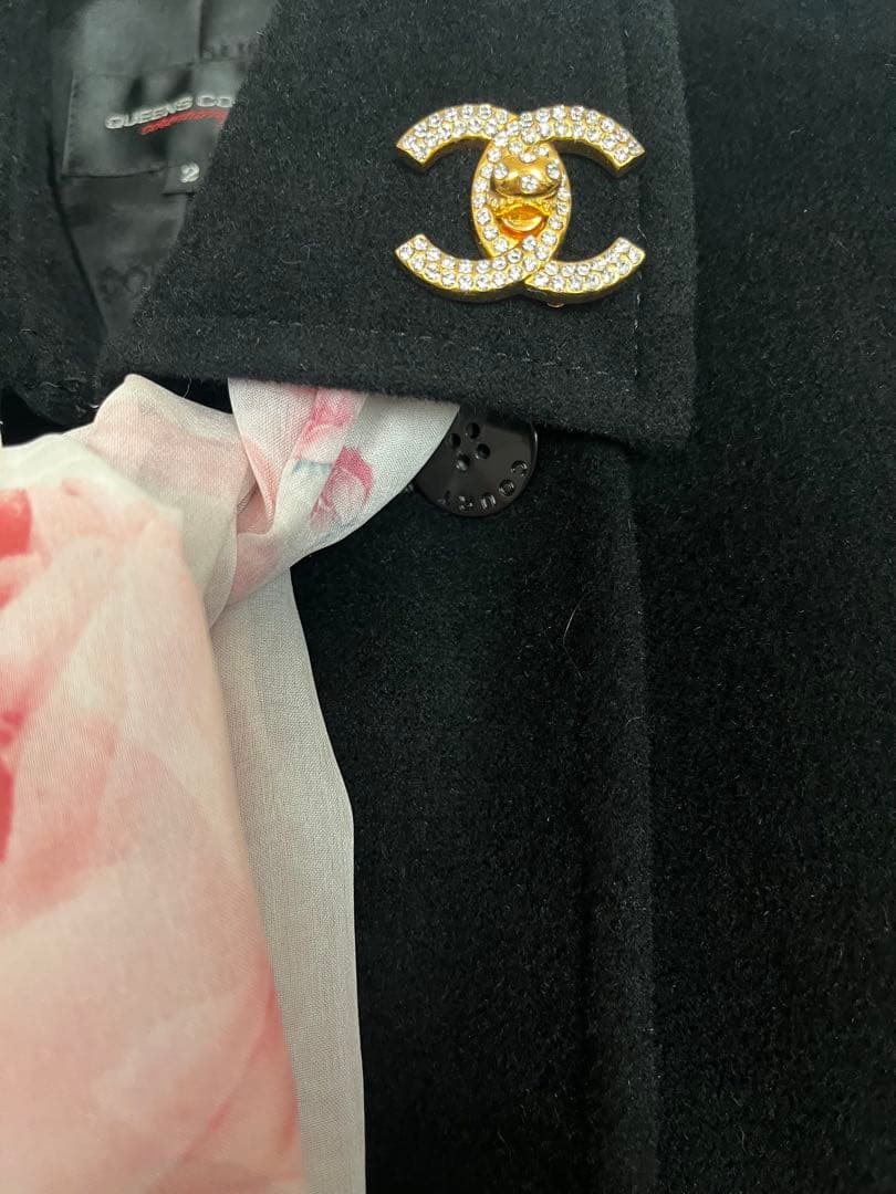 【極美品】シャネル　CC ターンロック ブローチ 刻印97P 新品同様