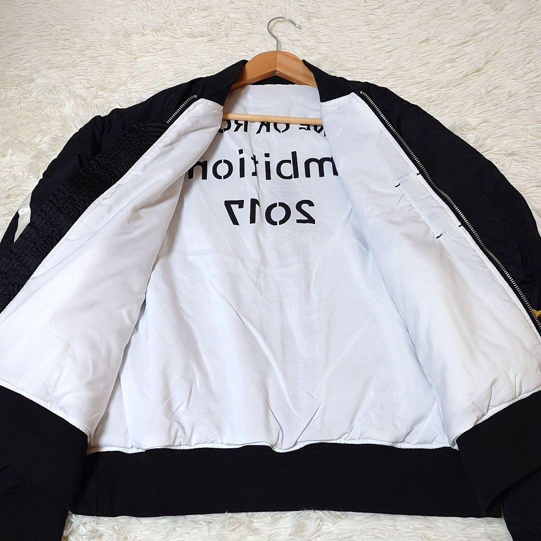 ONE OK ROCK【M】Ambitions 2017 ブルゾン MA-1 黒