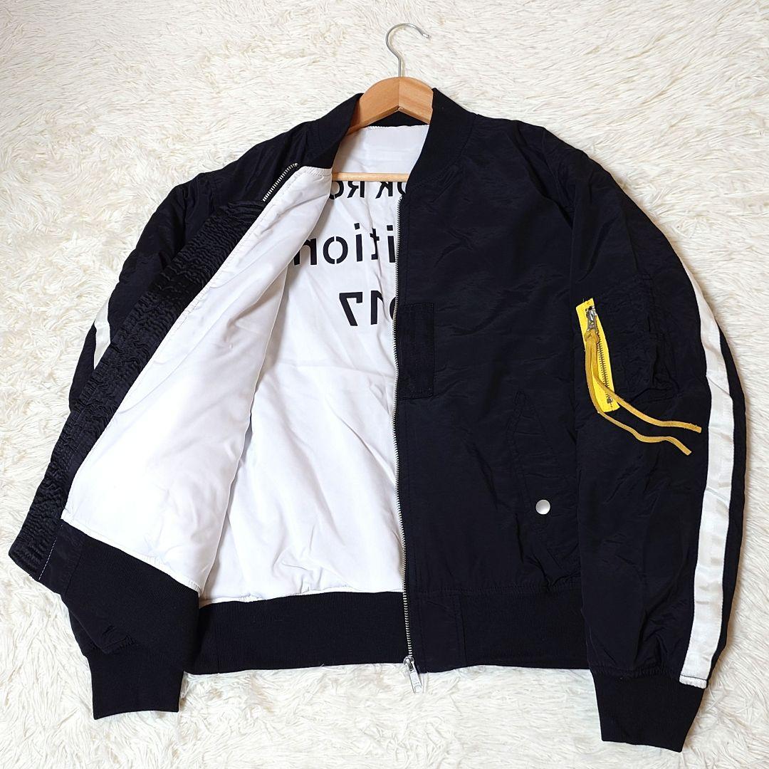 ONE OK ROCK【M】Ambitions 2017 ブルゾン MA-1 黒