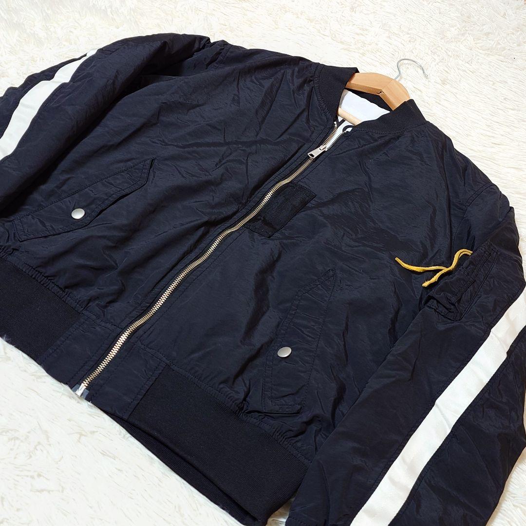 ONE OK ROCK【M】Ambitions 2017 ブルゾン MA-1 黒