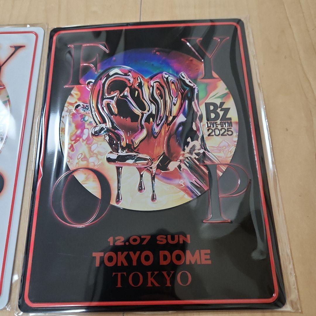 B'z FYOP　メモリアルプレート　東京ドーム　ステッカー