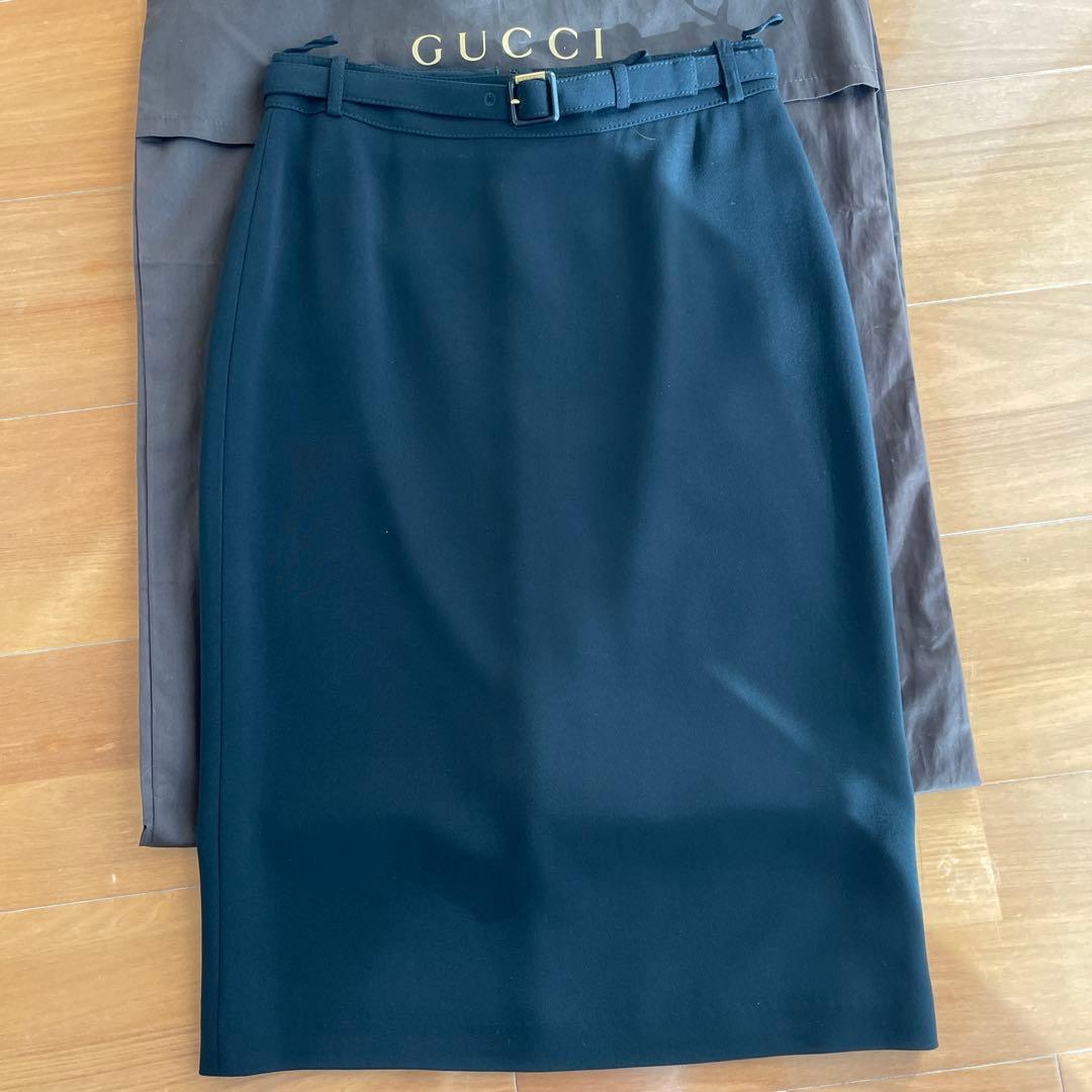 美品GUCCI タイトスカート サイズ38 黒