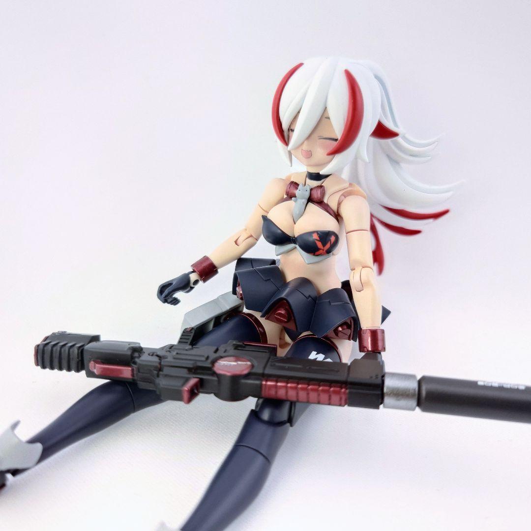 メガミデバイス　プニ☆モフ　ラン　改修　全塗装完成品