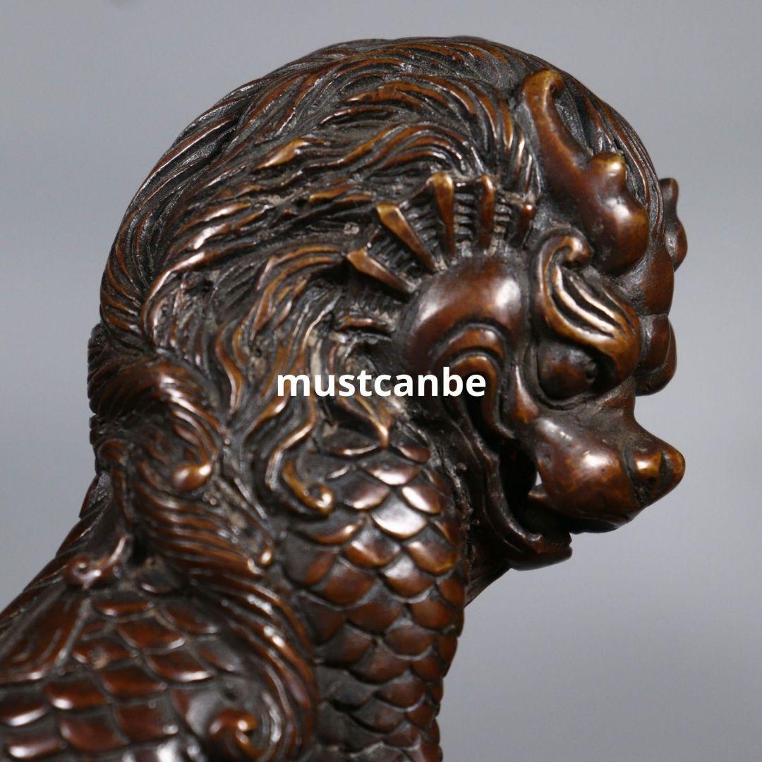 銅器 碧水獣香薫炉 香道具 書房 茶台客間 鎮宅辟邪 開運風水 招財 置物工芸品