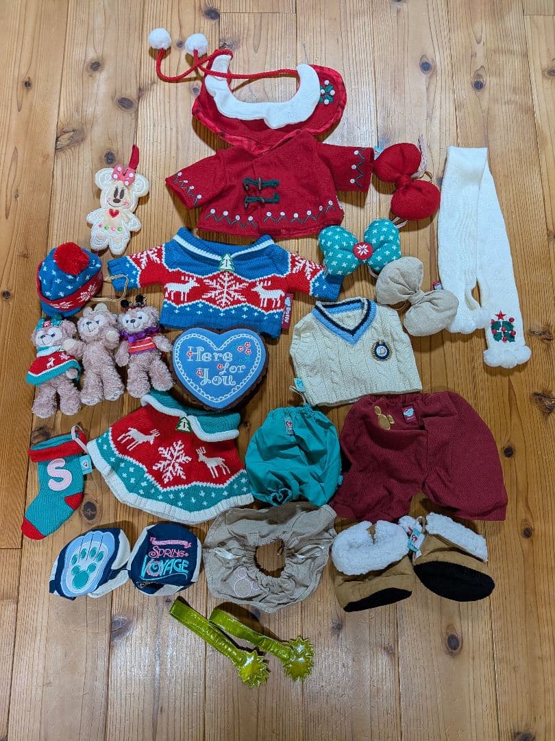 ディズニー Duffy コスチューム　帽子　服　セット　ダッフィー　シェリーメイ