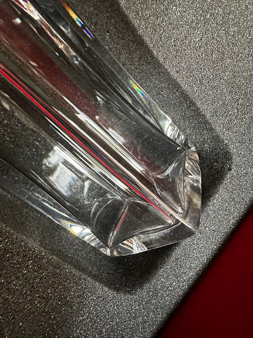 Baccarat ジェネロ　サイト　ベース　ほぼ未使用　クリスタルガラス 花器