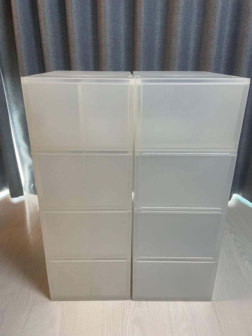 無印良品 ポリプロピレン 小物収納ケース大引出2個×4個、大×4個