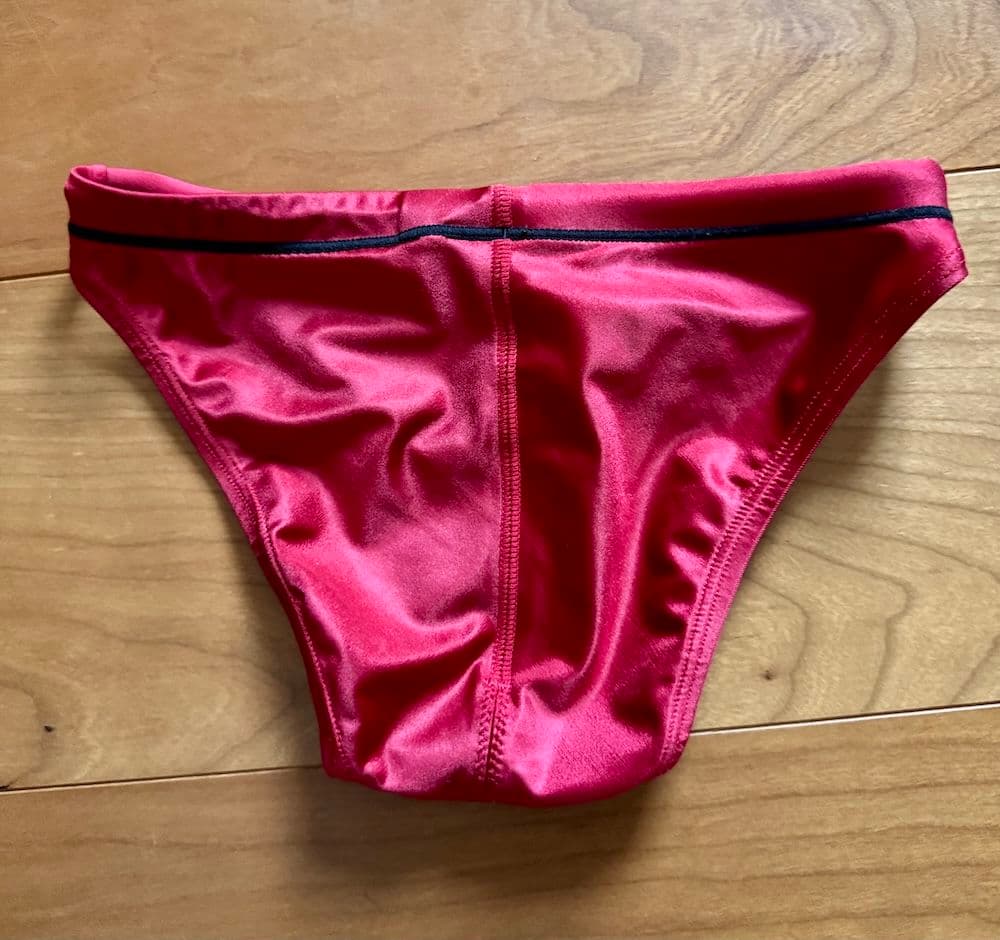 【美品】asics 初期スプラッシャーS レッド Sサイズ 改造 ハイレグ