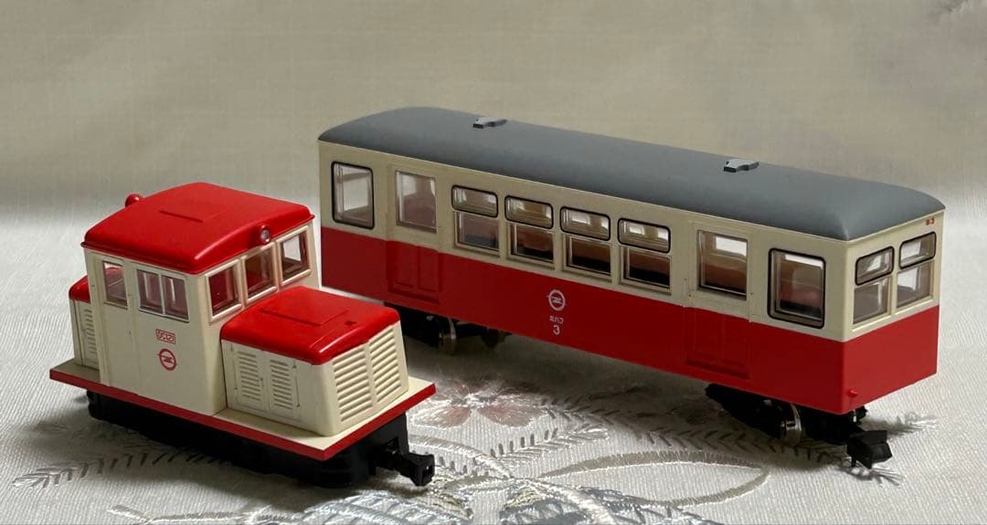 TOMYTEC 想い出の尾小屋鉄道2両セット×2点 動力化済み　ナローゲージ