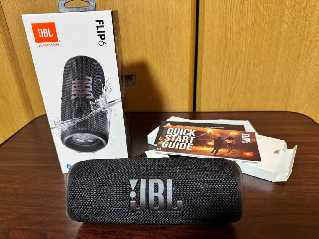 JBL FLIP 6 ブラック ワイヤレススピーカー
