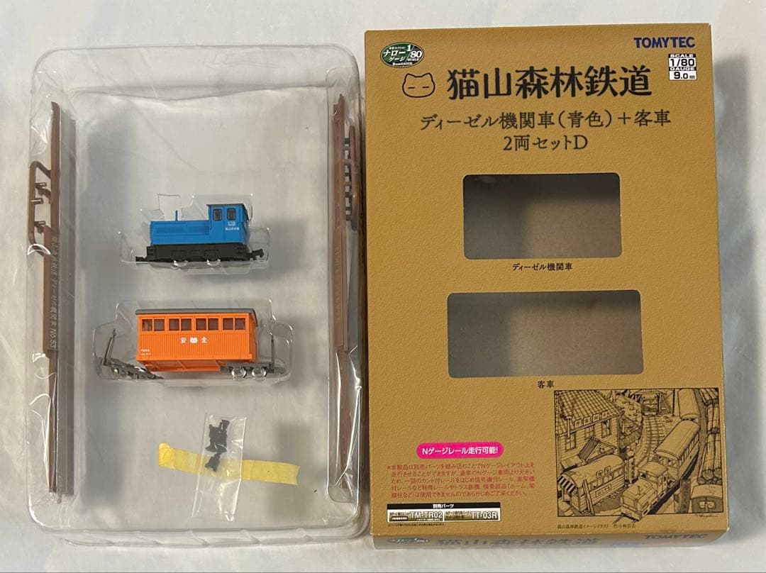 TOMYTEC 猫山森林鉄道 セットB,C,D,E 4セットナローゲージ1/80