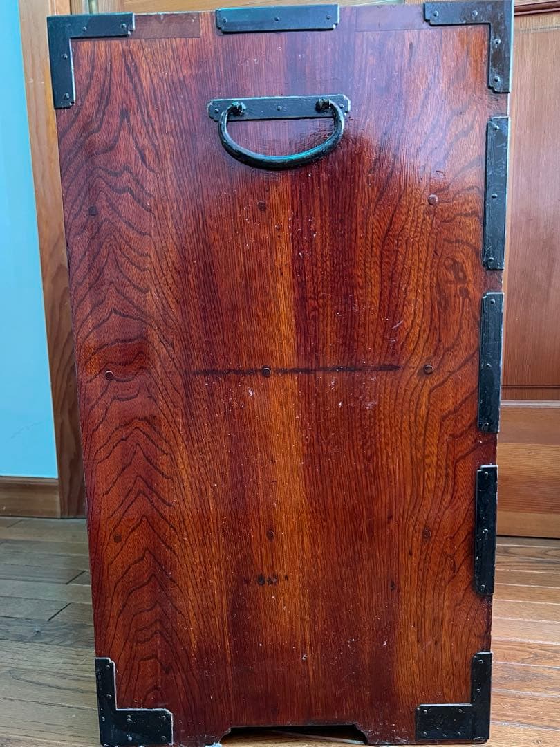 【鍵付き 和箪笥】民芸箪笥 アンティーク調 小型箪笥 収納