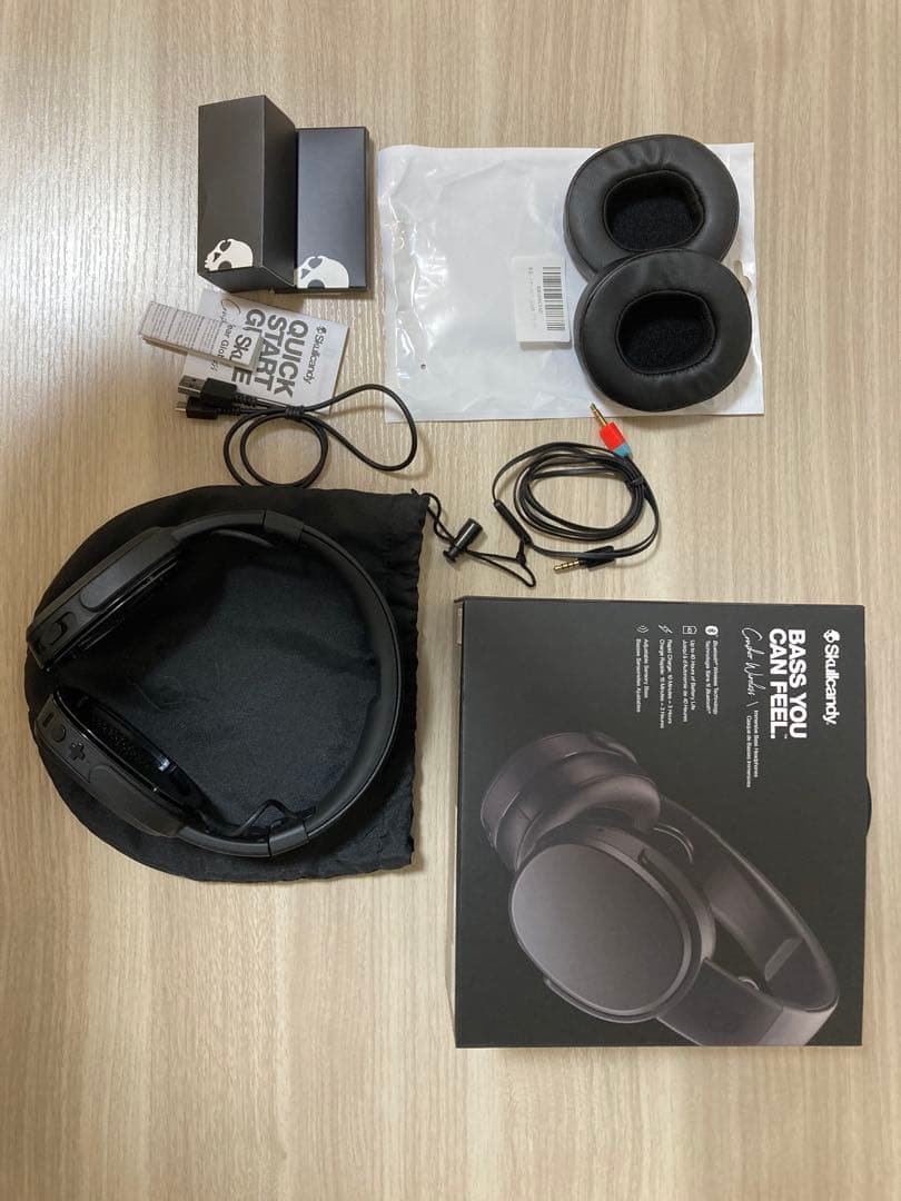 Skullcandy 新モデル ワイヤレスヘッドホン ブラック　超美品❗️値下げ！