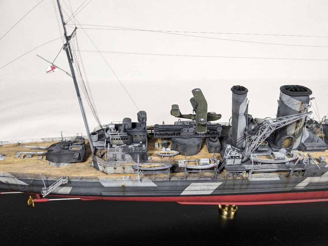 くみん♡様ご依頼品 トランペッター 1/350 重巡洋艦 HMS ヨーク