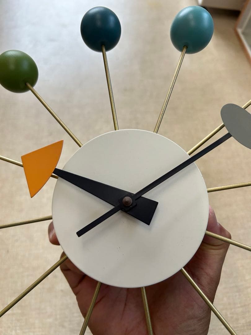 【Vitra】ジョージネルソン ボールクロック マルチカラー 掛け時計