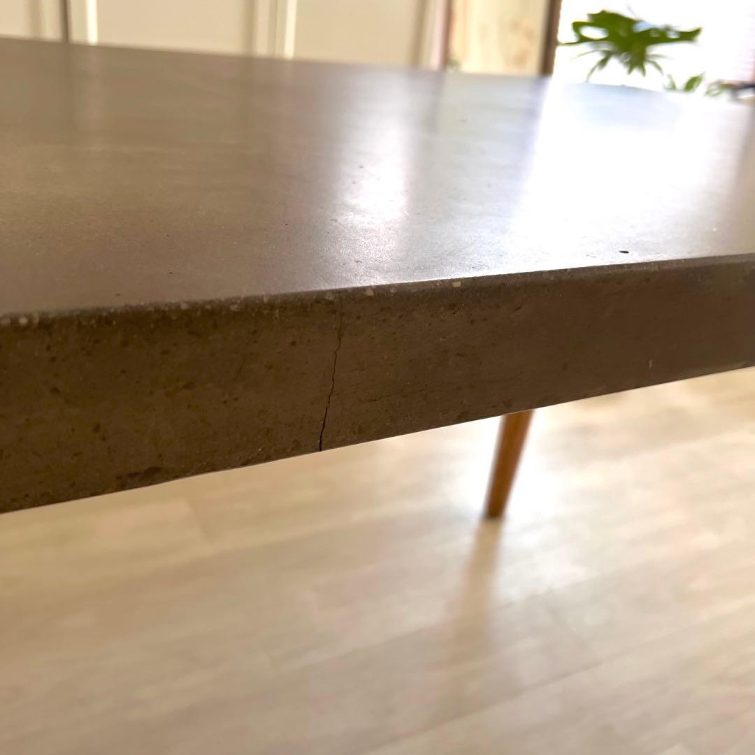 カーサヒルズ　コンクリート天板テーブル　160cm 4人掛け　モルタル