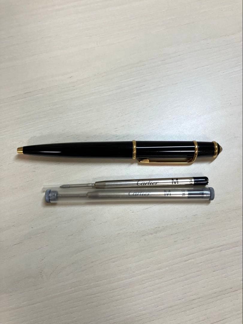 CARTIER ボールペン（ディアボロ　ドゥ　カルディエ） 黒 金メッキ