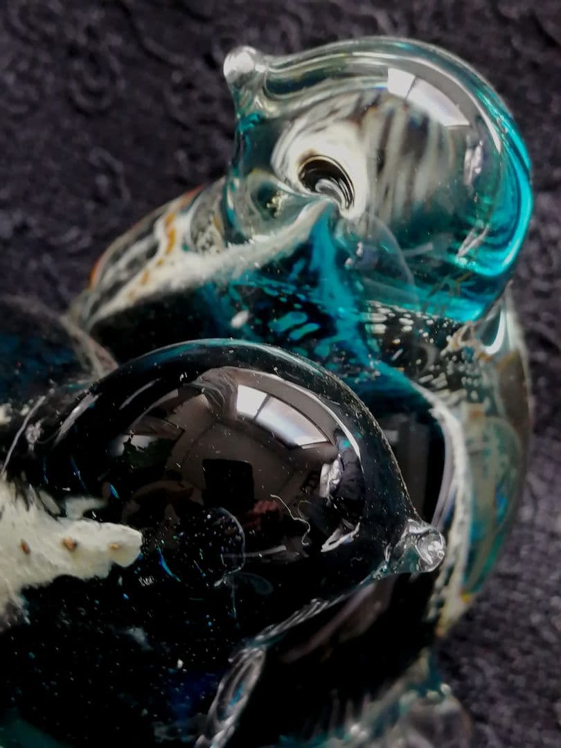 MALIA MALCO作 1999年製　小鳥　作家物ガラス工芸 MALTA製