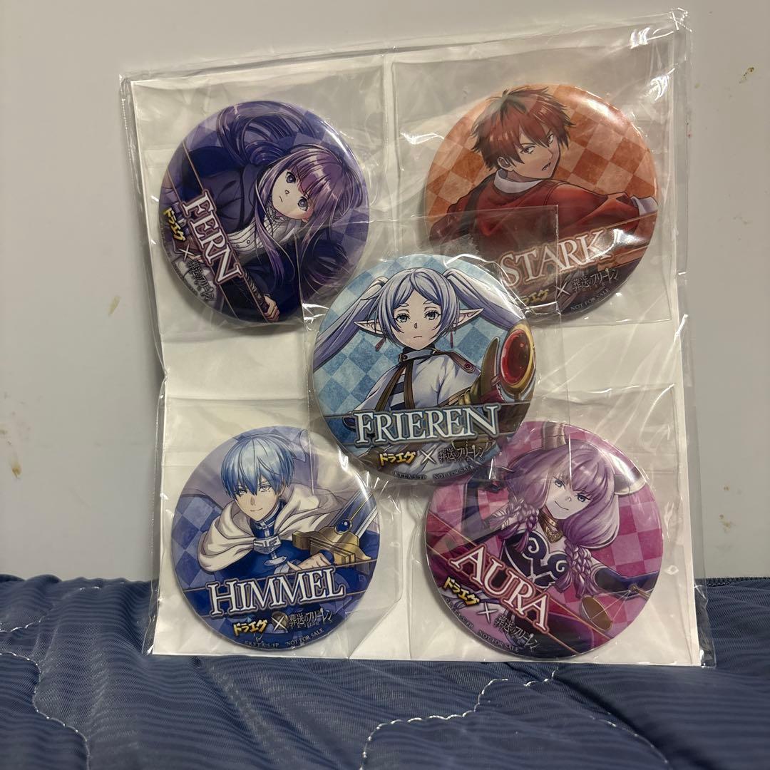 ドラゴンエッグ　✕　葬送のフリーレン　コラボ缶バッチ