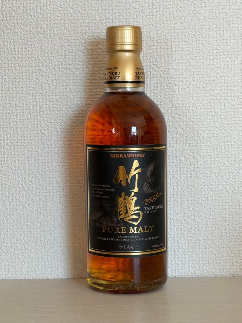 旧 竹鶴（黒ラベル）ピュアモルトウイスキー