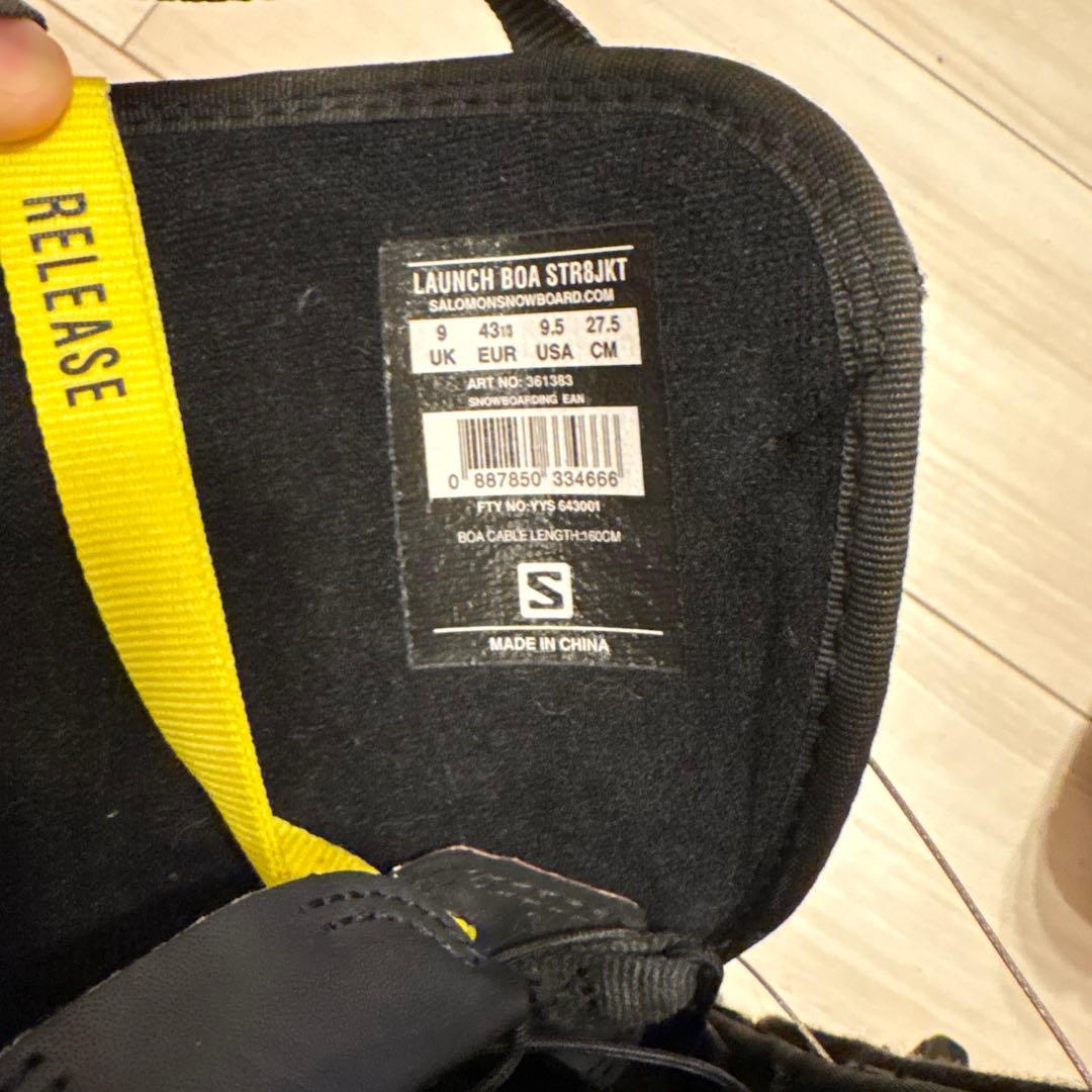 ふわすけSALOMON LAUNCH BOA STR8JKT 27.5cm