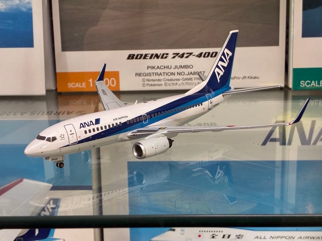ダ*ン様 ANA B737-781 JA08AN 1/200 金属製 JCWIN