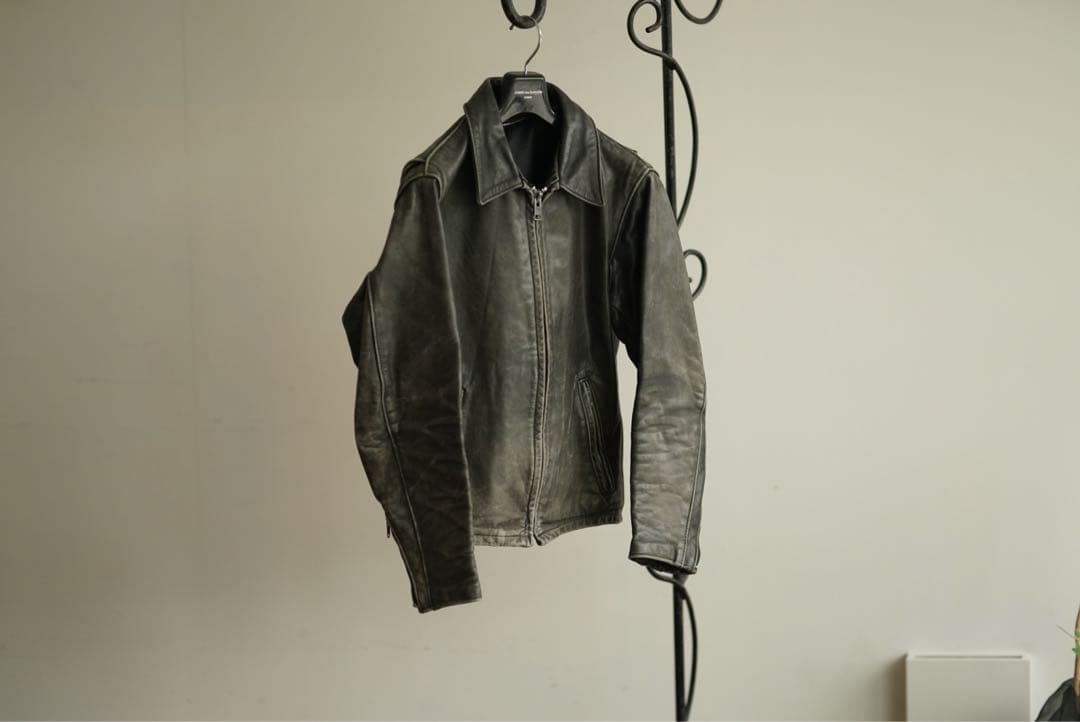 SCHOTT 152 襟付き シングルライダース レザージャケット 36