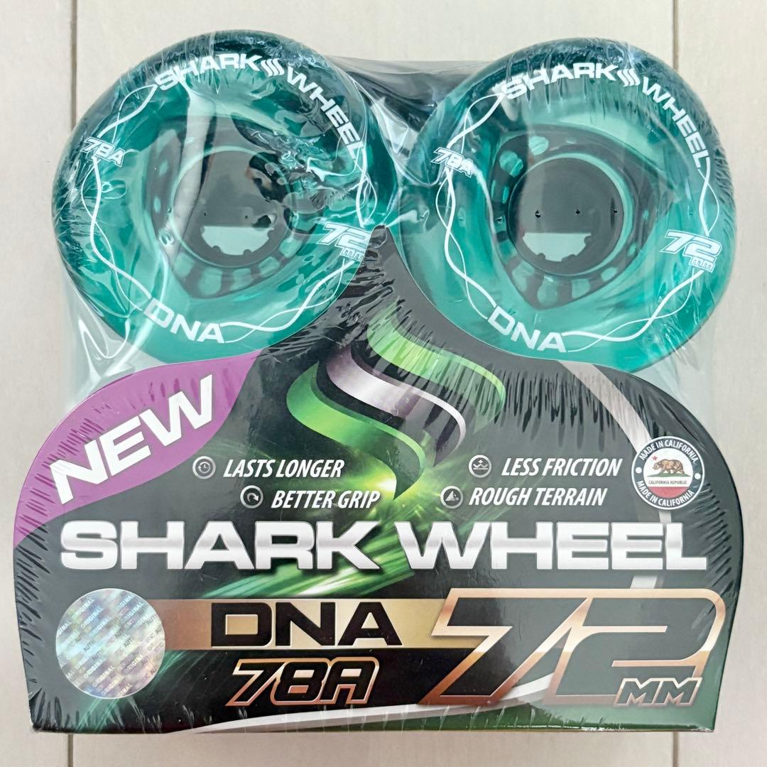23☆新品 未開封☆ シャークウィール 72mm 78a クリア グリーン