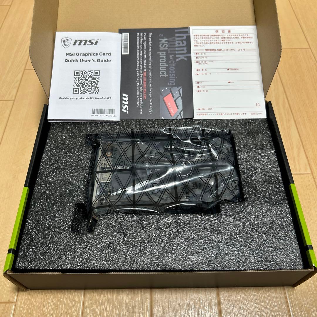 MSI AERO GTX 1650 ITX グラフィックボード