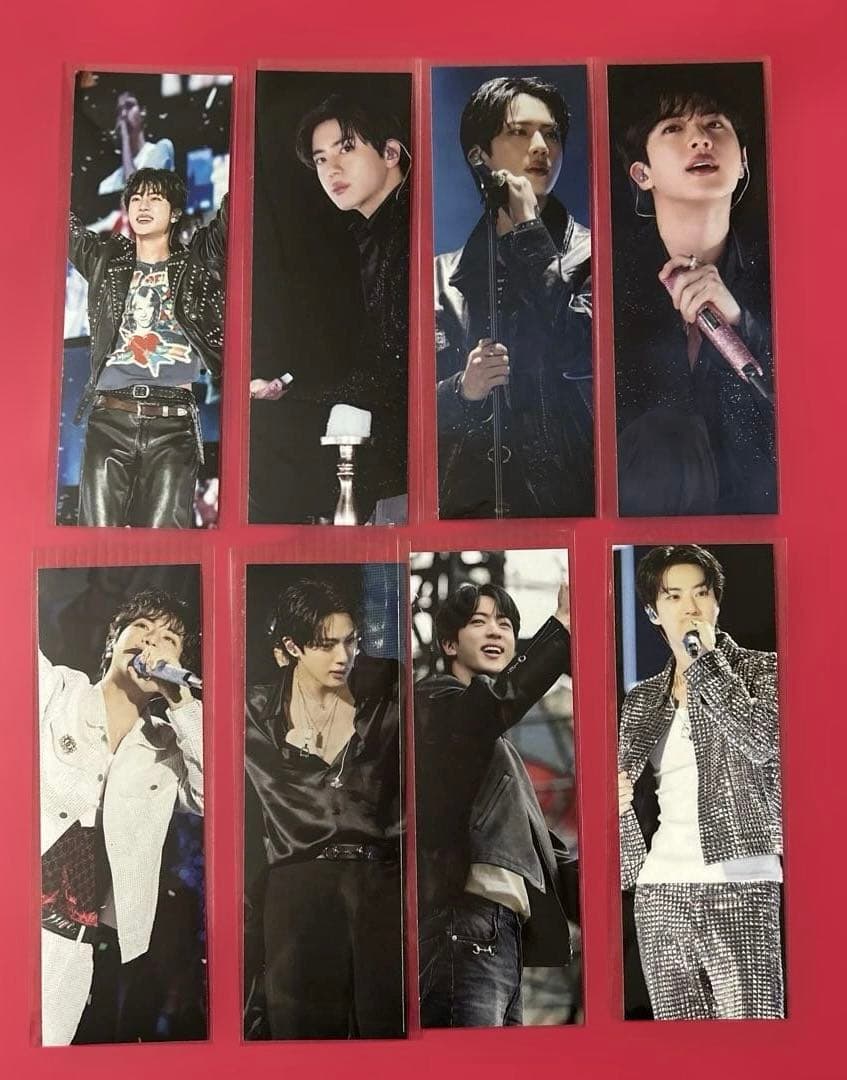 BTS JIN ロングステッカー・フォトカード・ましかくフォト・ステッカー
