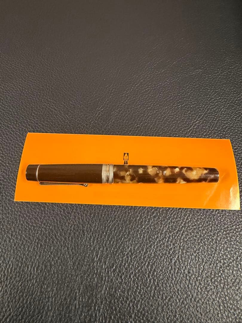 DELTA ANIMA 万年筆 ブラウン・ホワイト