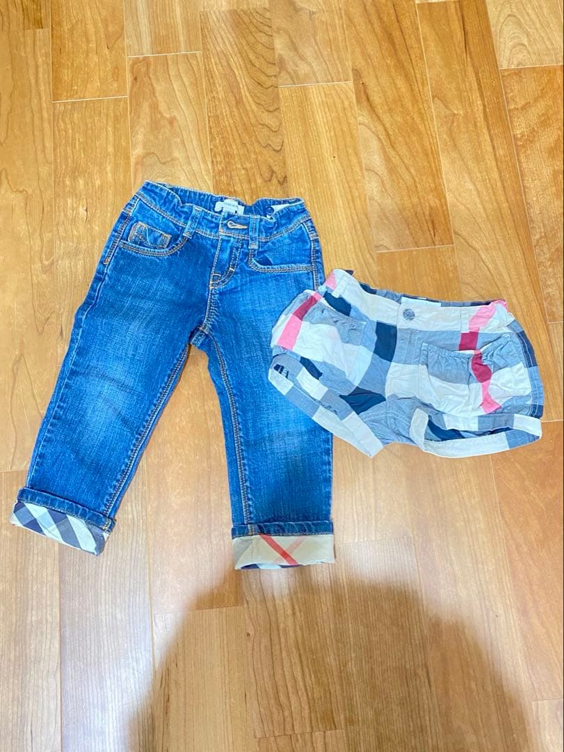 All バーバリーセット売り　10点　トップスボトムス90〜