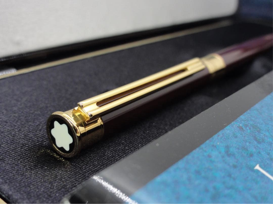 入手困難レアな銘品！ノブレス・エレガンス・ボルドー・カラー★モンブランボールペン