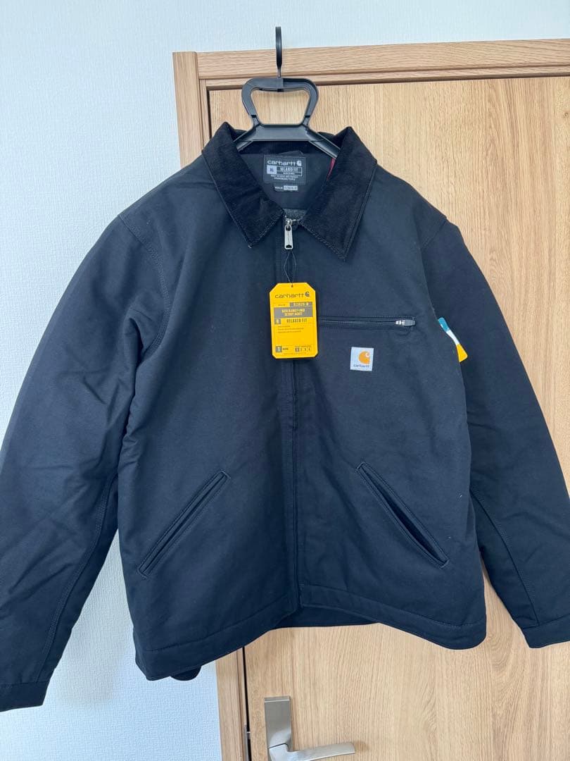 ジャケット・アウター Carhartt DUCK DETROIT JACKET BLACK XL