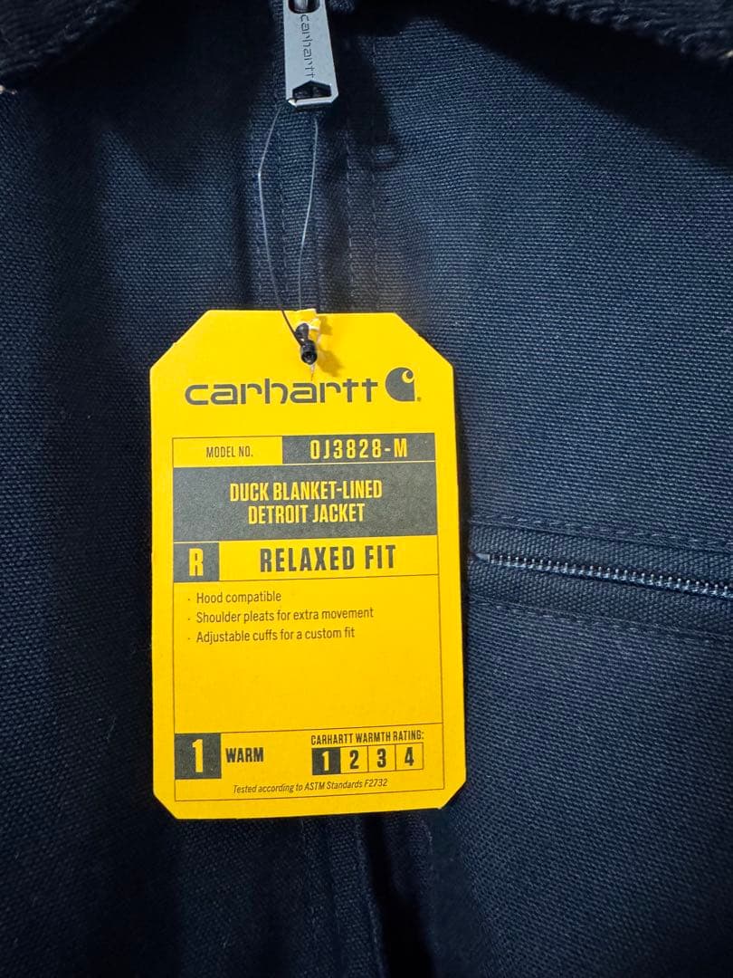 ジャケット・アウター Carhartt DUCK DETROIT JACKET BLACK XL
