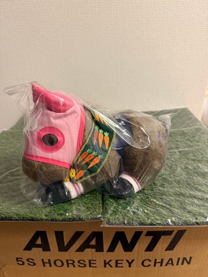 初版　AVANTI社製 Sサイズ　ぬいぐるみ 馬ぐるみ　ハルウララ
