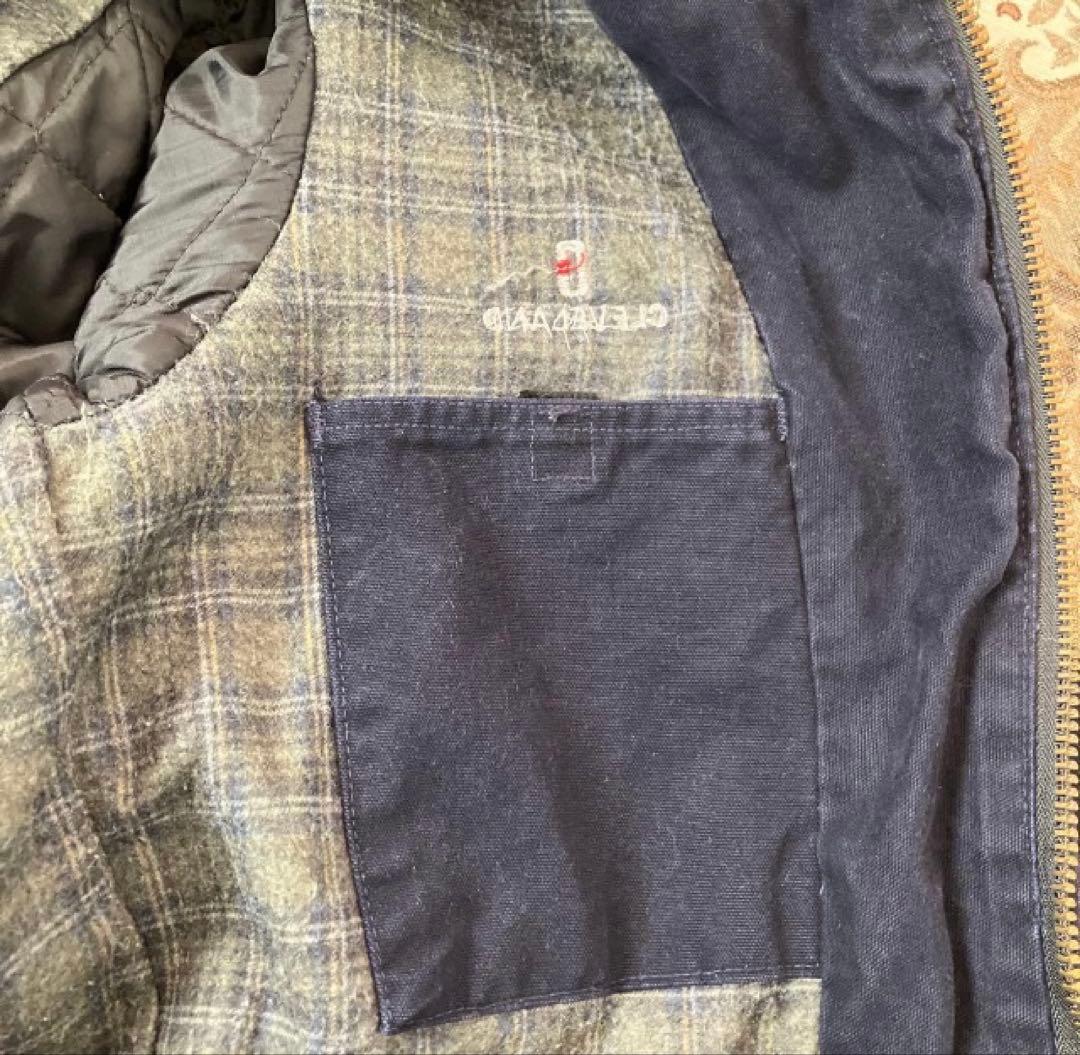 古着　Carhartt ネイビー ジャケット C52MDT