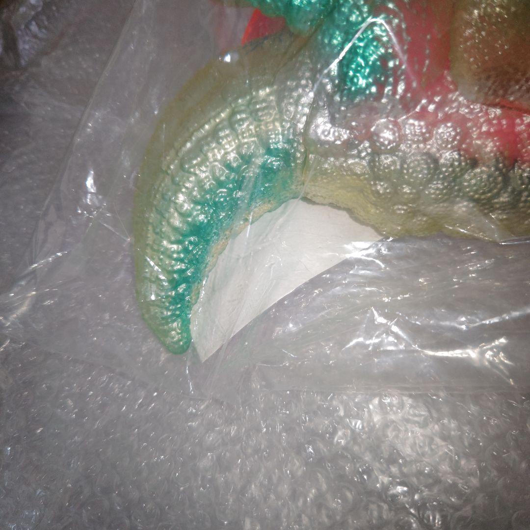 ゴガメジラー　安楽安作　透明ゴガメジラー　ピンク蓄光の内蔵パーツ入り　ソフビ
