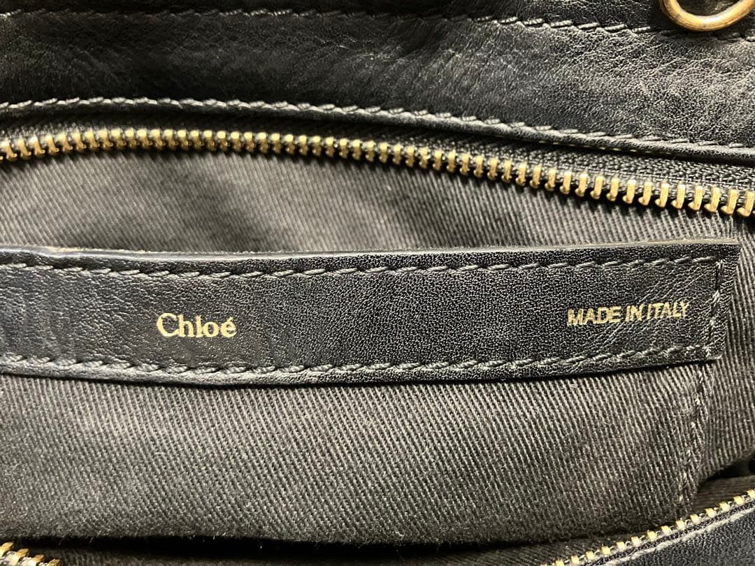 Chloe クロエ リトルアリス バイカラー2wayショルダーバッグ