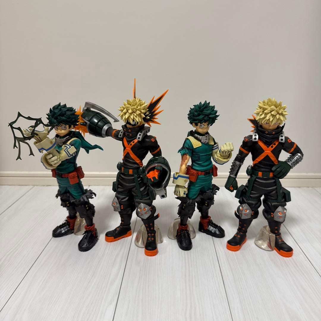 一番くじ　僕のヒーローアカデミア　フィギュア　4点