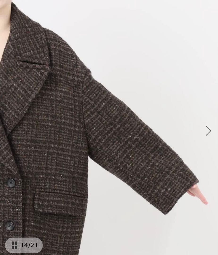 IENA イエナ　LA TORRE チェックコート　38 新品