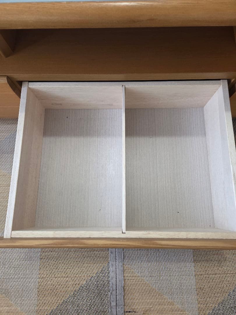 ★木製引き出し付きテレビ台　　　　　　 ★武富家具　 ★ タモ材